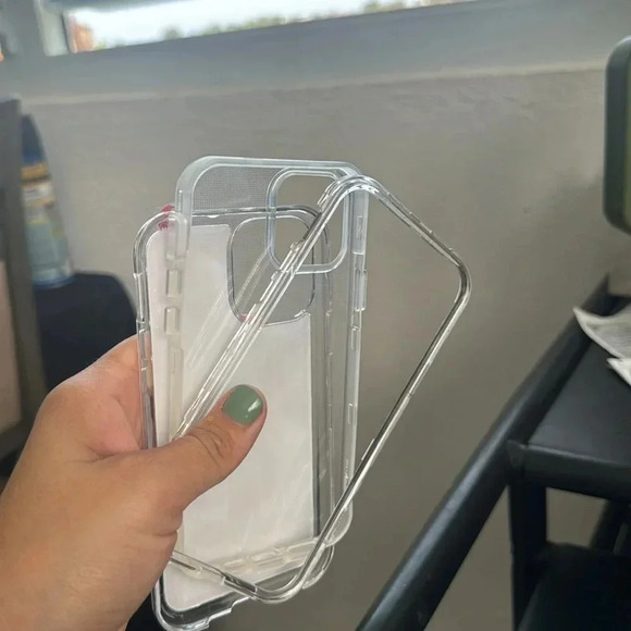 Clear Marble Purple  Case – iPhone 12\ 12 Pro - Picture 5 of 6